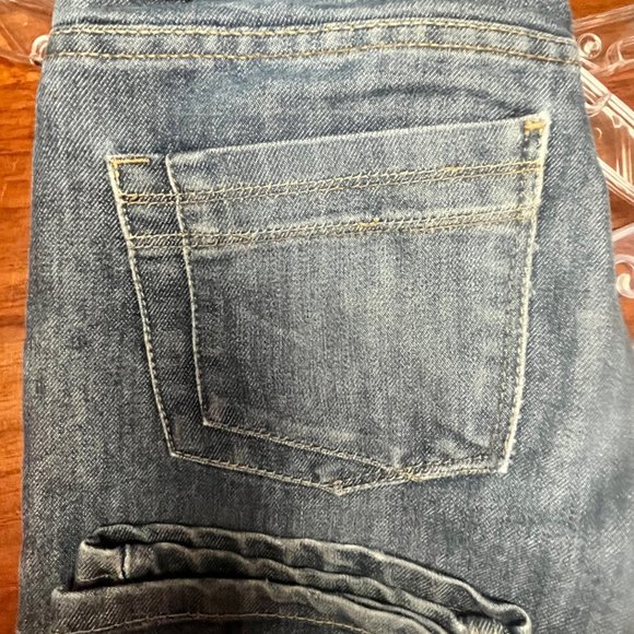 PD&C Slim Straight Leg Denim Jeans | Blue | Size 8 - Picture 9 of 9